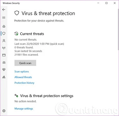 Virus & Threat Protection