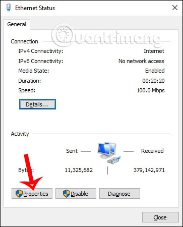 Cách đổi DNS Google 8.8 8.8 và 8.8.4.4 trên Windows 10