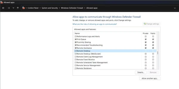 Ngăn Remote Desktop Win 11 bằng Windows Firewall